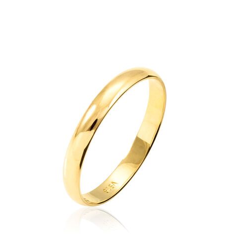Alliance Meredithe Demi Jonc Classique Or Jaune - Alliances Famille | Histoire d’Or