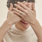 Bague Solitaire Ofelie Or Jaune Oxyde De Zirconium - Bagues solitaires Femme | Histoire d&rsquo;Or