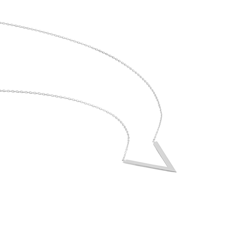 Collier Or Blanc Celene - Colliers Femme | Histoire d&rsquo;Or