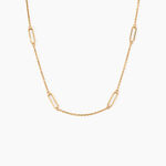 Collier Lueur Plaqu&eacute; Or Jaune - Colliers Femme | Histoire d&rsquo;Or