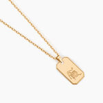 Collier Plaqu&eacute; Or Quintien - Colliers Zodiaque Homme | Histoire d&rsquo;Or