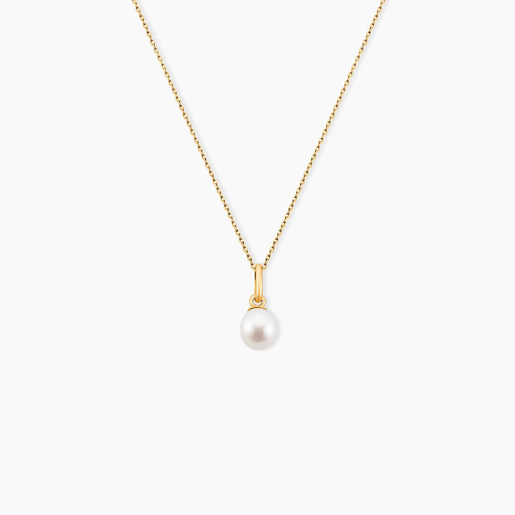 Pendentif Yoela Or Jaune Perle De Culture - Pendentifs Femme | Histoire d’Or