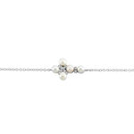 Bracelet Argent Blanc Burt Perles De Culture Oxydes De Zirconium - Bracelets Femme | Histoire d&rsquo;Or
