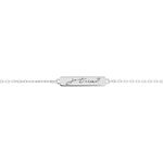 Bracelet Lorayne Argent Blanc - F&ecirc;te des m&egrave;res Femme | Histoire d&rsquo;Or
