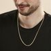 Collier Capucin Or Jaune Maille Marine Plate - Chaines Homme | Histoire d’Or