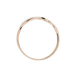 Bague Alizee Or Rose Diamant - Bagues avec pierre Femme | Histoire d&rsquo;Or