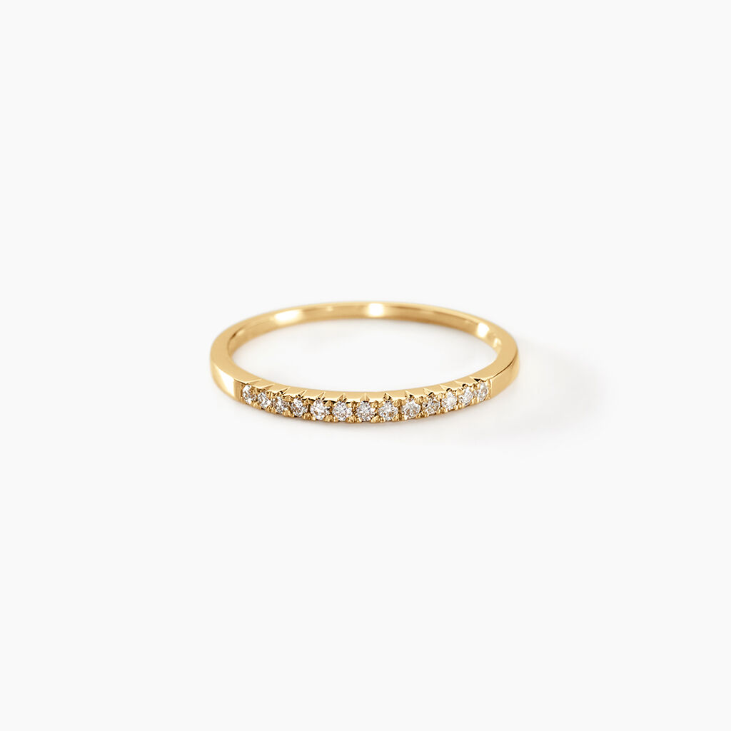 Alliance Pristina Or Jaune Diamant - Bijoux Femme | Histoire d&rsquo;Or