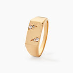 Chevali&egrave;re Plaqu&eacute; Or Jaune Asa Oxydes De Zirconium - Chevali&egrave;res Homme | Histoire d&rsquo;Or