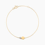 Bracelet Or Jaune Abihu Diamants - Bracelets Femme | Histoire d&rsquo;Or