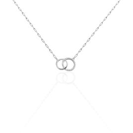 Collier Isabel Argent Blanc Oxyde De Zirconium - Colliers fantaisie Femme | Histoire d’Or