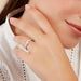 Bague Maiwen Argent Blanc Oxyde De Zirconium - Bagues solitaires Femme | Histoire d’Or