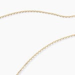 Cha&icirc;ne Igoa Maille For&ccedil;at Diamantee Or Jaune - Chaines Famille | Histoire d&rsquo;Or