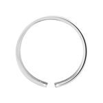 Bague Ajustable Adel Acier Blanc - Bagues fantaisie Femme | Histoire d&rsquo;Or