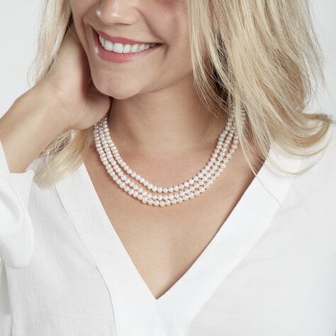 Collier Or Jaune Lauridas Perle De Culture - Colliers Femme | Histoire d’Or