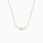 Collier Aurena Plaqu&eacute; Or Jaune Oxyde De Zirconium - Colliers Femme | Histoire d&rsquo;Or