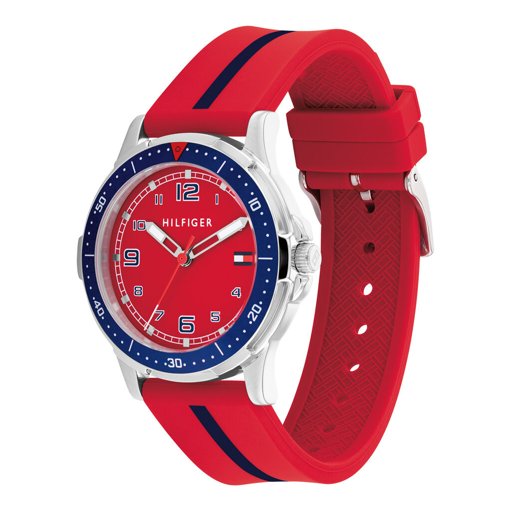 Montre Tommy Hilfiger Boys Rouge - Montres Enfant | Histoire d’Or