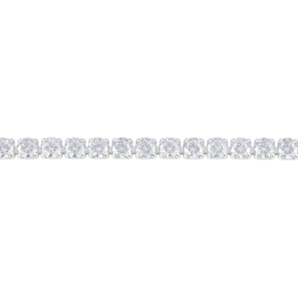 Bracelet Lou-anne Argent Blanc Oxyde De Zirconium Blanc - Bracelets Femme | Histoire d’Or