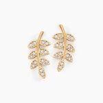 Boucles D'oreilles Puces Ael Or Jaune Oxyde De Zirconium - Clous d'oreilles Femme | Histoire d&rsquo;Or
