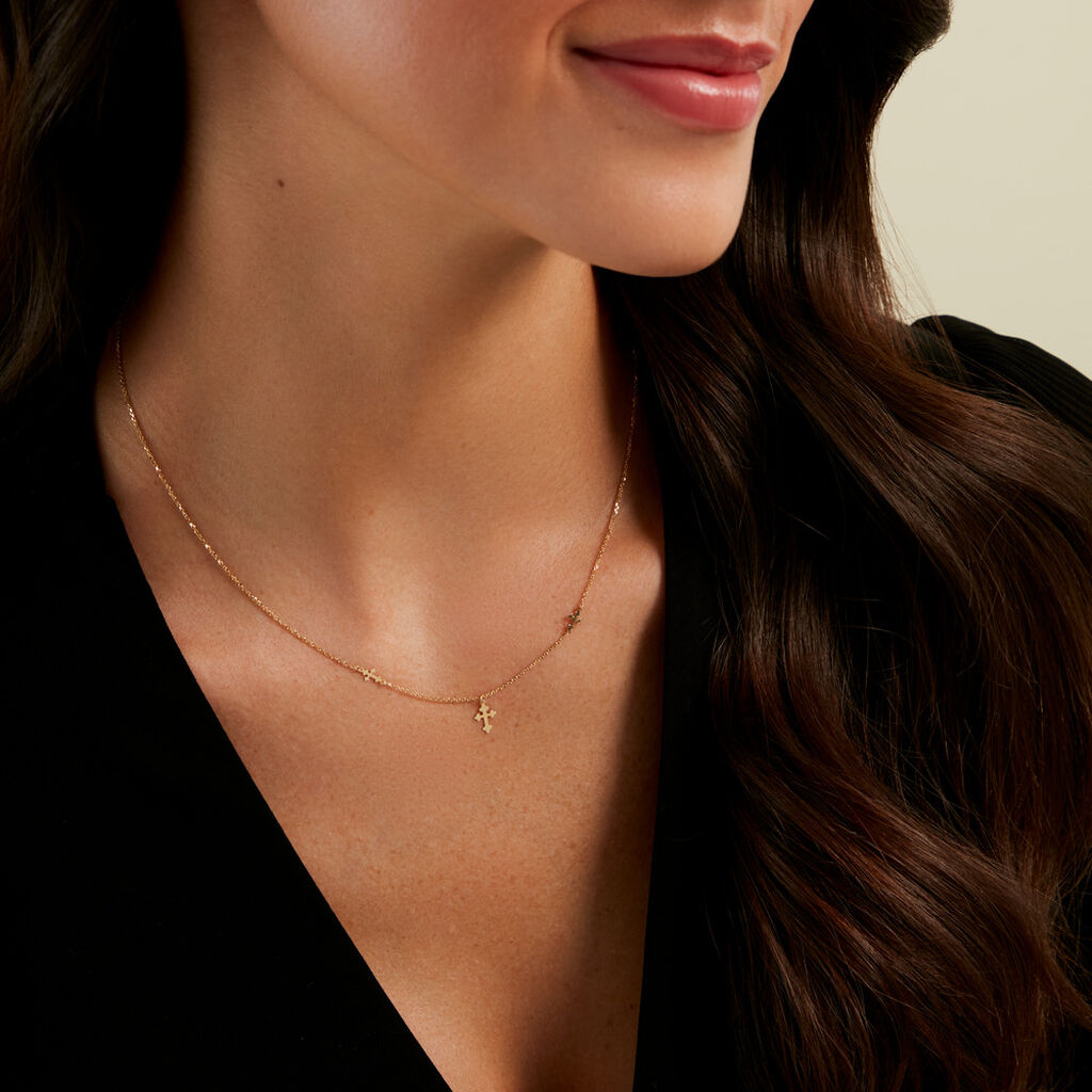 Collier Lyndon Or Jaune - Bijoux sans pierre Femme | Histoire d&rsquo;Or
