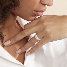 Bague Ceramik Design Ceramique Strass Et Céramique - Bagues avec pierre Femme | Histoire d’Or