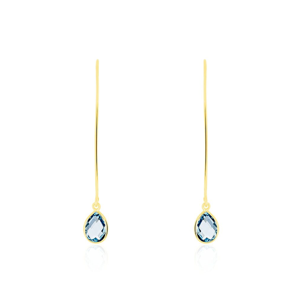 Créoles Phie Poire Or Jaune Topaze - Boucles d'oreilles créoles Femme | Histoire d’Or