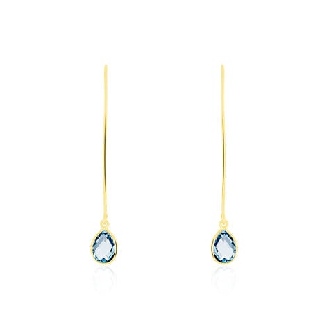 Créoles Phie Poire Or Jaune Topaze - Boucles d'oreilles créoles Femme | Histoire d’Or