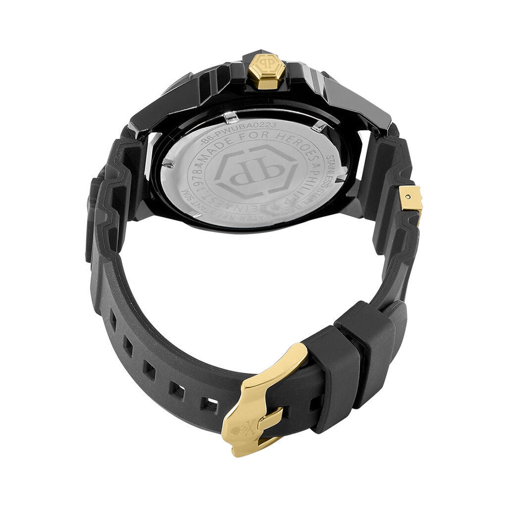 Montre Philipp Plein The Skull Ecoceramic Noir - Montres Homme | Histoire d’Or