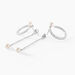 Boucles D'oreilles Pendantes Lua Argent Blanc Oxyde Perle - Boucles d'oreilles pendantes Femme | Histoire d’Or