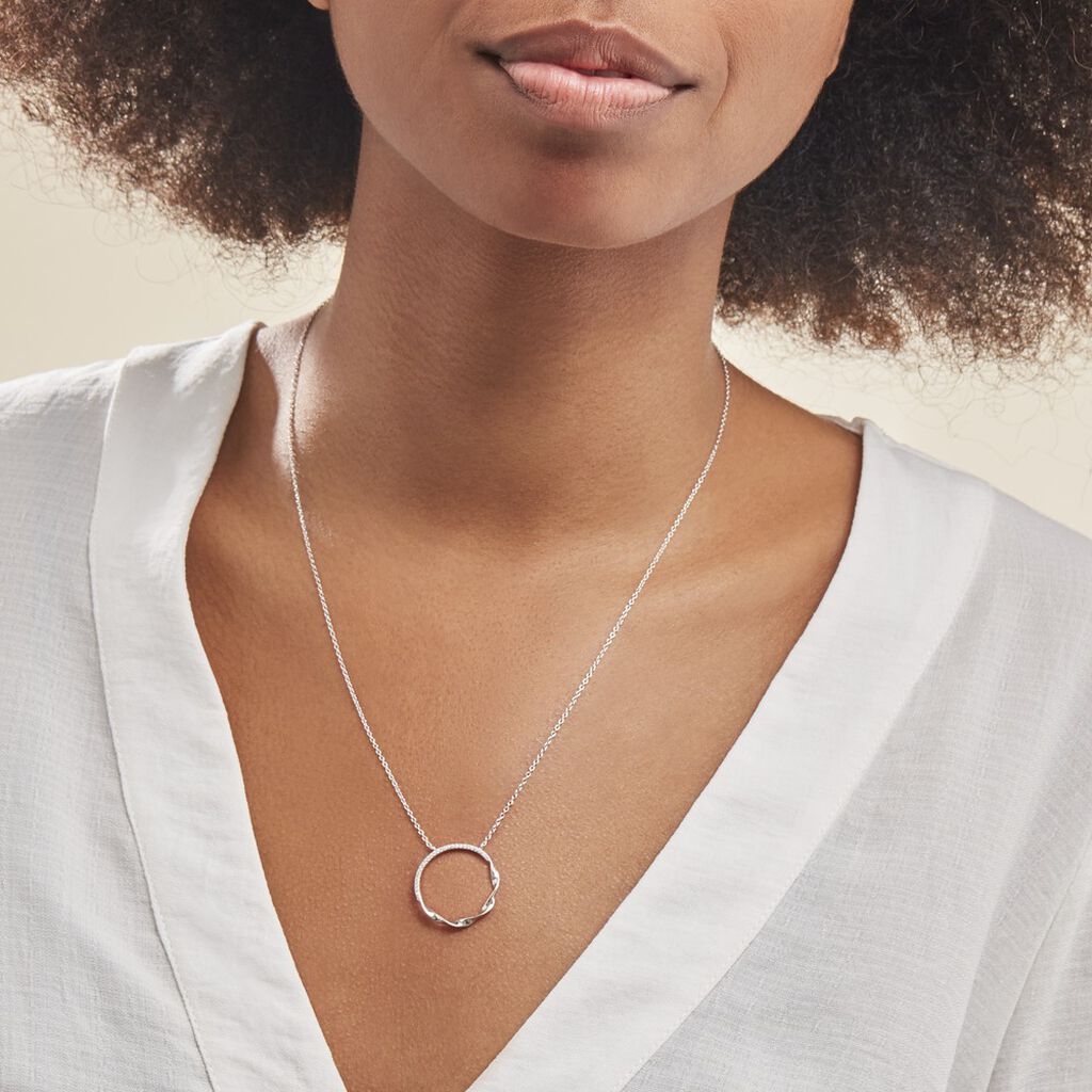 Collier Poldie Argent Oxyde De Zirconium - Colliers fantaisie Femme | Histoire d’Or