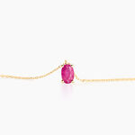 Collier Ovale Or Jaune Rubis - Colliers Femme | Histoire d&rsquo;Or