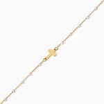 Bracelet Krystle Argent Dor&eacute; A L'Or 750/1000 - Bijoux sans pierre Femme | Histoire d&rsquo;Or