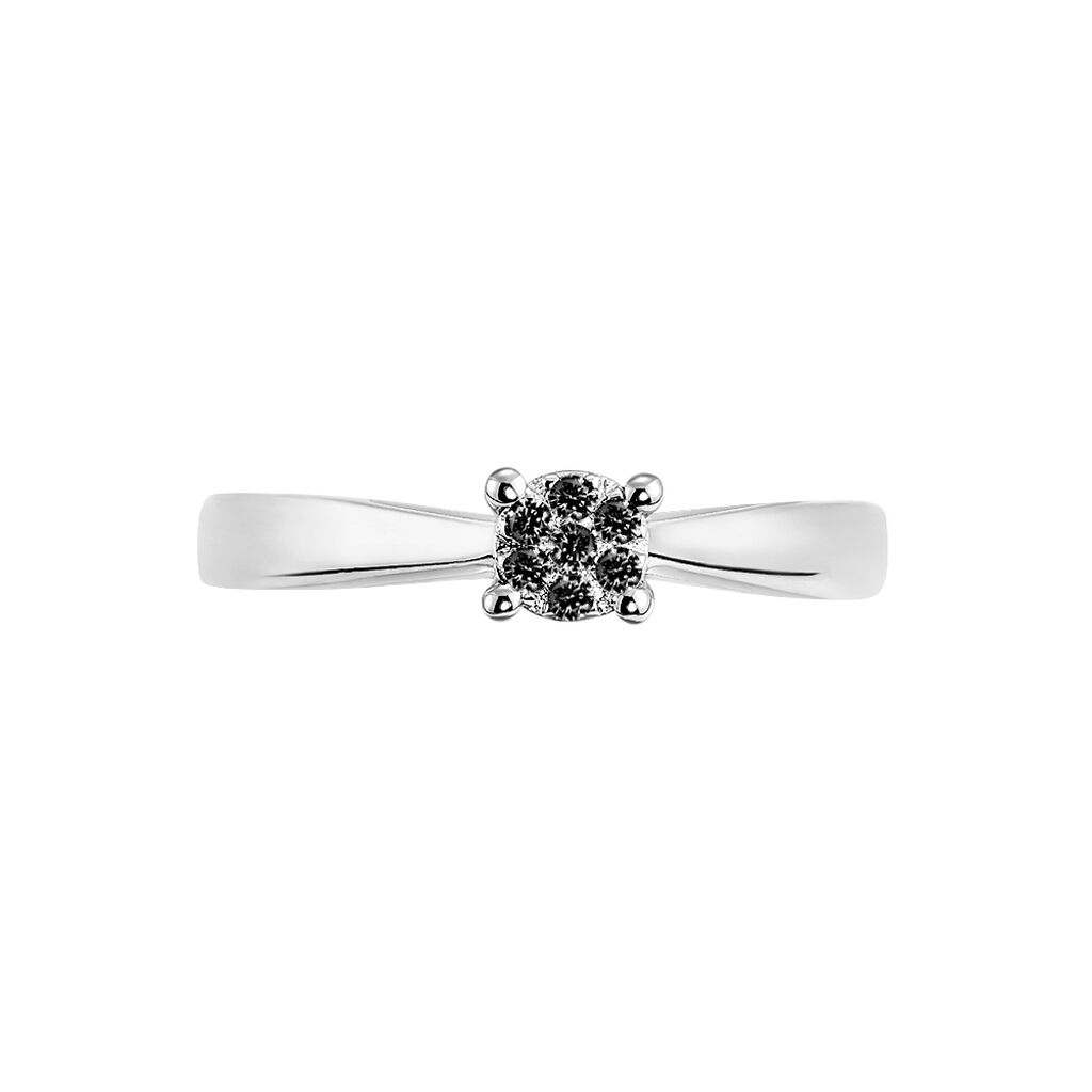 Bague Solitaire Collection Grace Or Blanc Diamant - Bagues solitaires Femme | Histoire d’Or