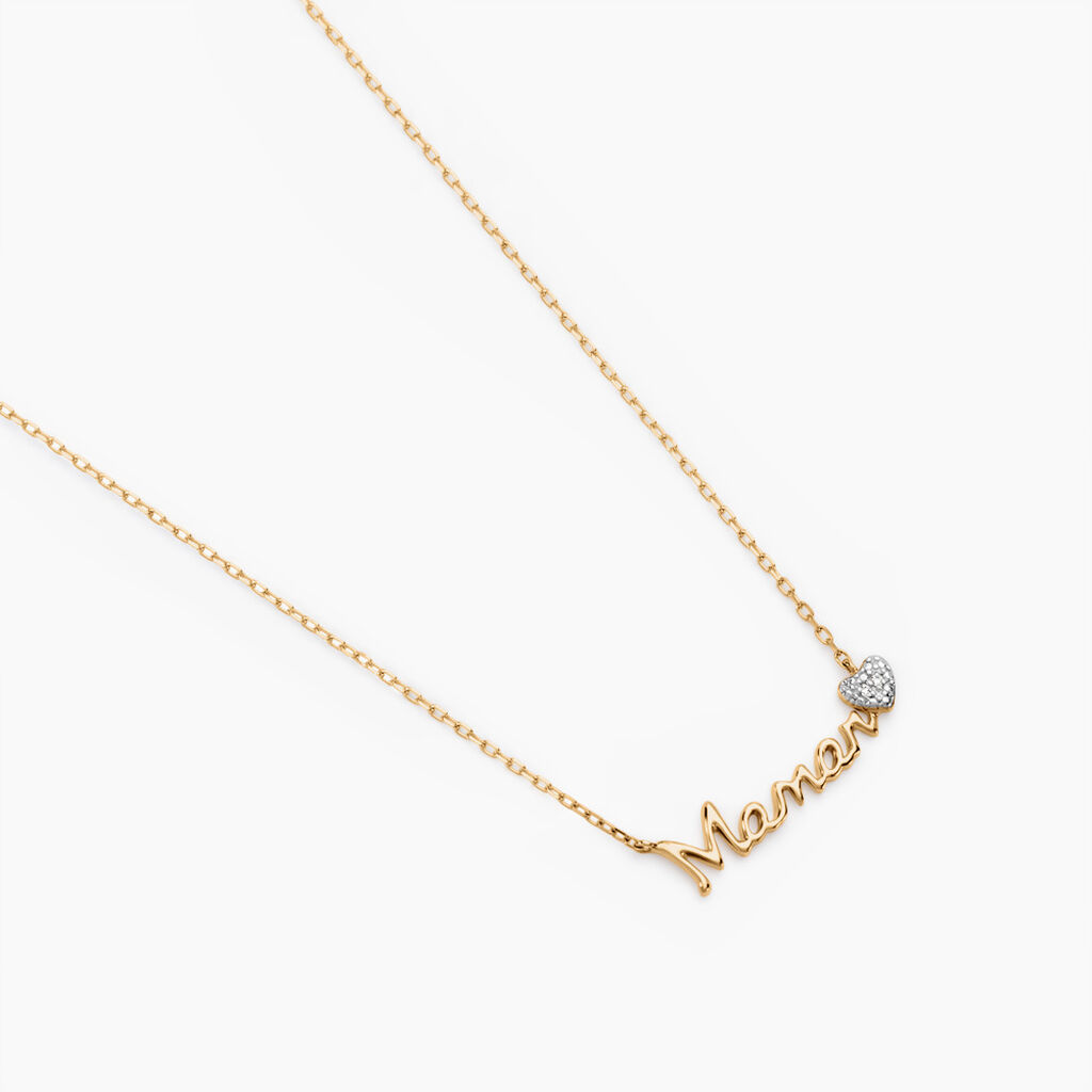Collier Mihangel Or Jaune Diamant - Colliers Femme | Histoire d’Or
