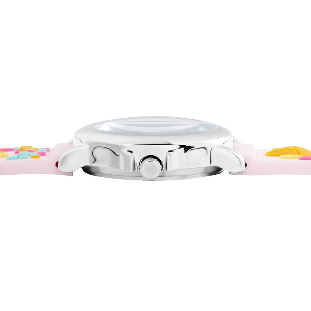Montre Upp Fuzzy Rose Et Blanc - Montres Enfant | Histoire d’Or