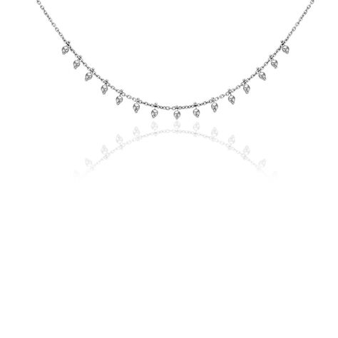 Collier Fancy Argent Blanc - Colliers fantaisie Femme | Histoire d’Or