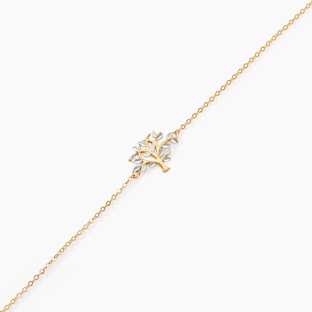Bracelet Or Bicolore Fragaria - Bracelets Femme | Histoire d’Or