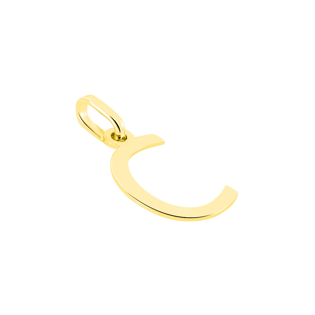 Pendentif Ionia Lettre Or Jaune - Pendentifs Famille | Histoire d’Or