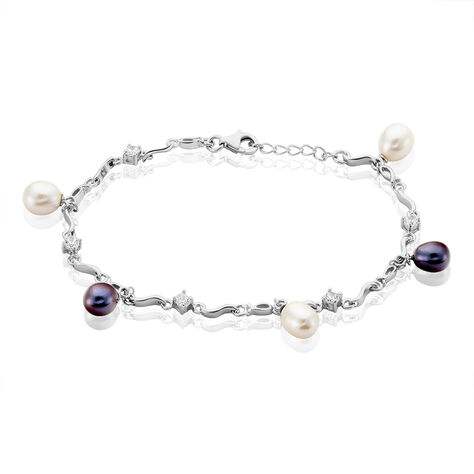 Bracelet Salomee Argent Blanc Perle De Culture - Bracelets Femme | Histoire d’Or