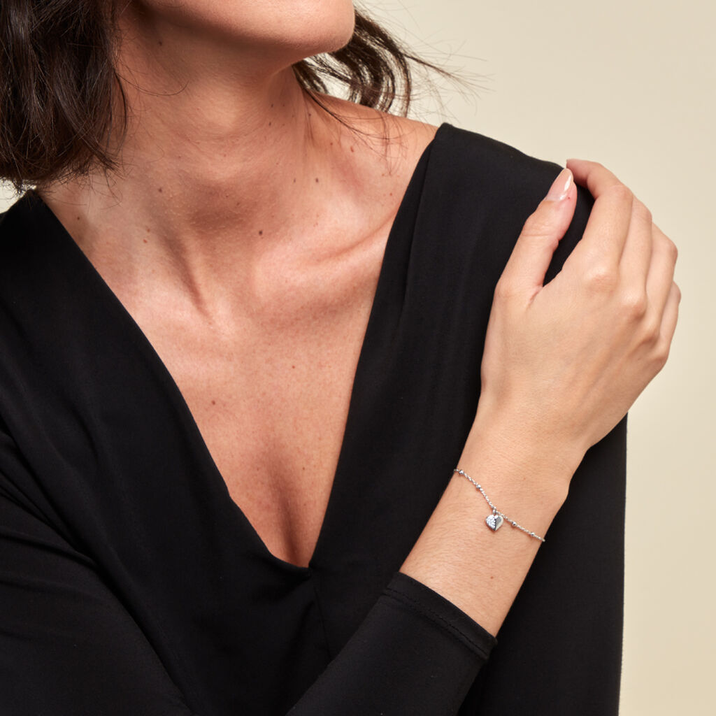 Bracelet Ishane Argent Blanc Oxyde De Zirconium - Bracelets Femme | Histoire d’Or