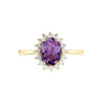 Bague Trick Or Jaune Amethyste Et Oxyde - Bagues solitaires Femme | Histoire d&rsquo;Or