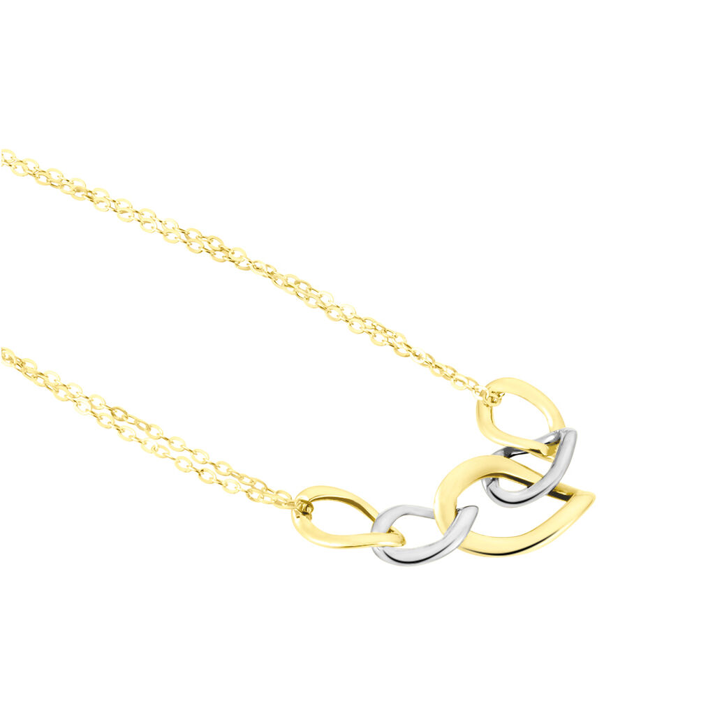 Collier Or Bicolore Acanthus - Chaines Femme | Histoire d’Or