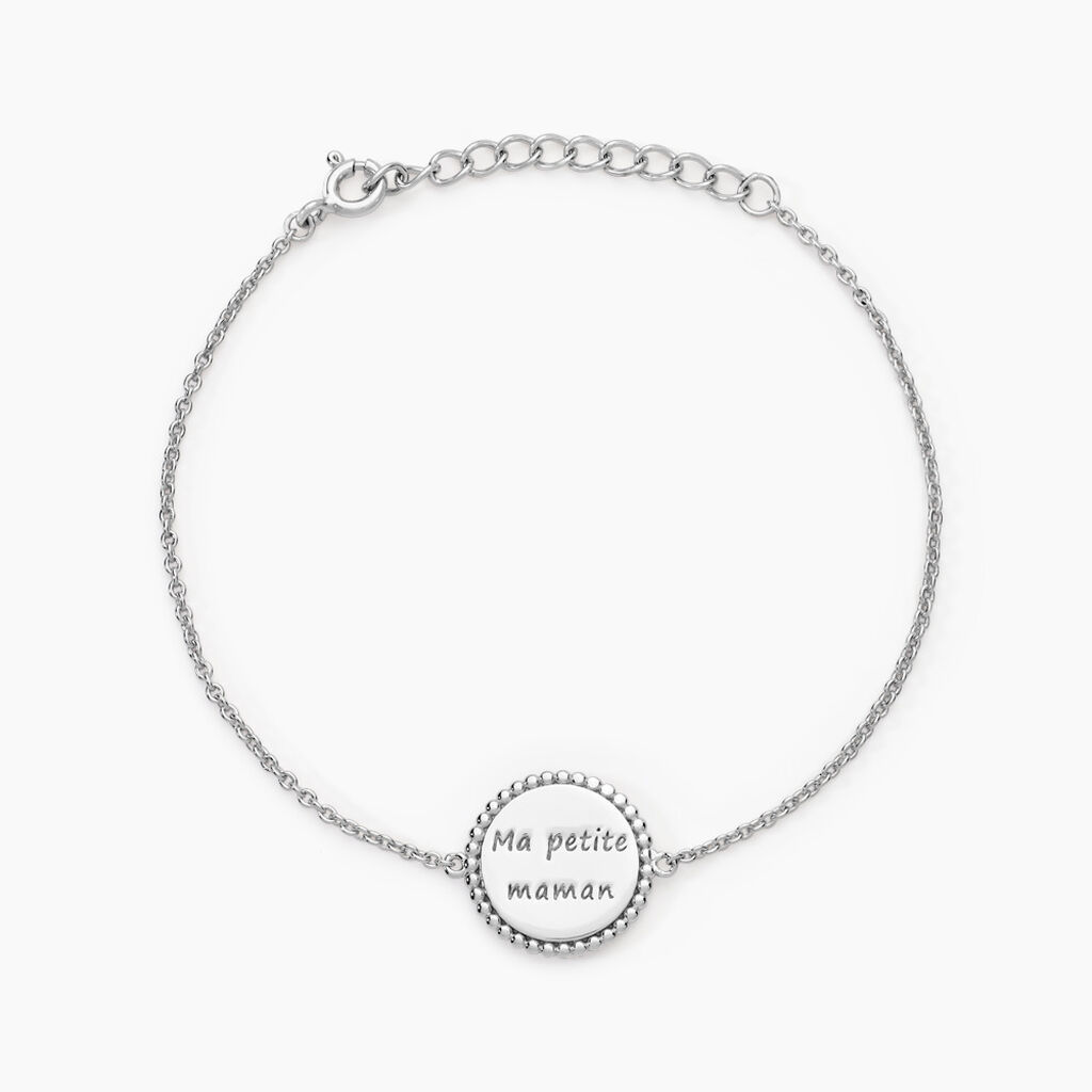Bracelet Mayi Argent Blanc - F&ecirc;te des m&egrave;res Femme | Histoire d&rsquo;Or