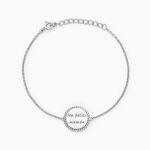 Bracelet Mayi Argent Blanc - F&ecirc;te des m&egrave;res Femme | Histoire d&rsquo;Or