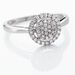 Bague Or Blanc Nawra Diamants Synthétiques - Bagues avec pierre Femme | Histoire d’Or