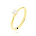 Bague Solitaire Victoria Or Jaune Diamant - Bagues solitaires Femme | Histoire d’Or