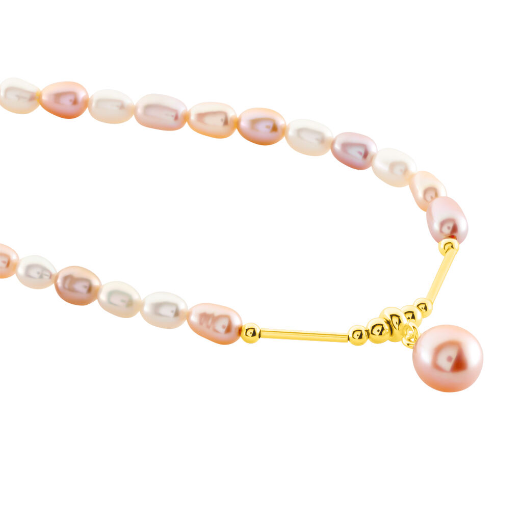 Collier Poire Or Jaune Perle De Culture - Colliers Femme | Histoire d’Or
