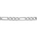 Bracelet Vivian Maille Alternee 1/3 Argent Blanc - Bracelets chaîne Homme | Histoire d’Or