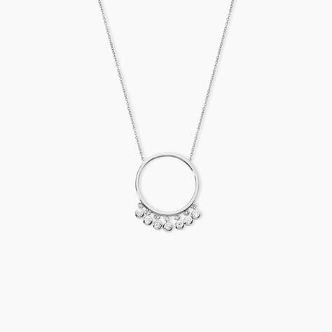 Collier Orida Argent Blanc Oxyde De Zirconium - Colliers fantaisie Femme | Histoire d&rsquo;Or