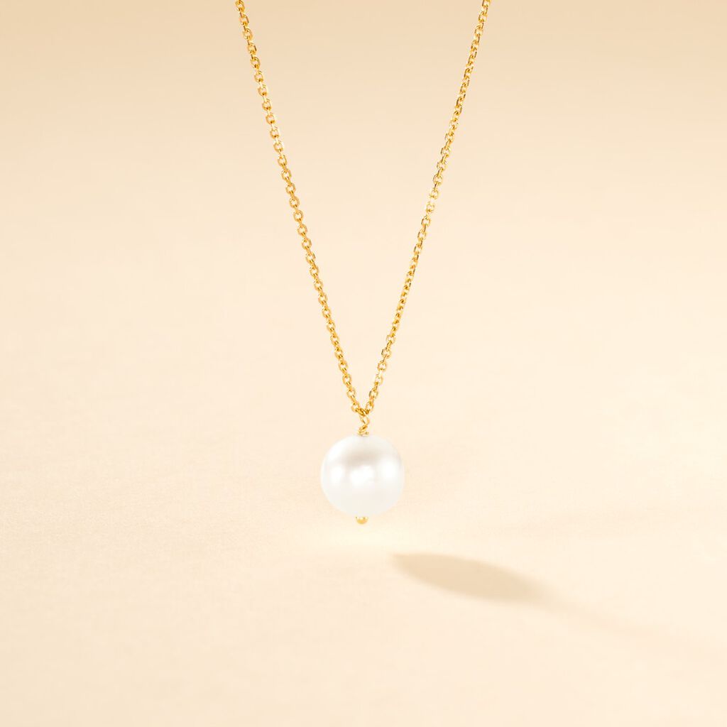 Collier Ammiel Or Jaune Perle De Culture - Colliers Femme | Histoire d’Or