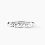 Demi Alliance Rhea Platine Blanc Diamant - Alliances Femme | Histoire d&rsquo;Or